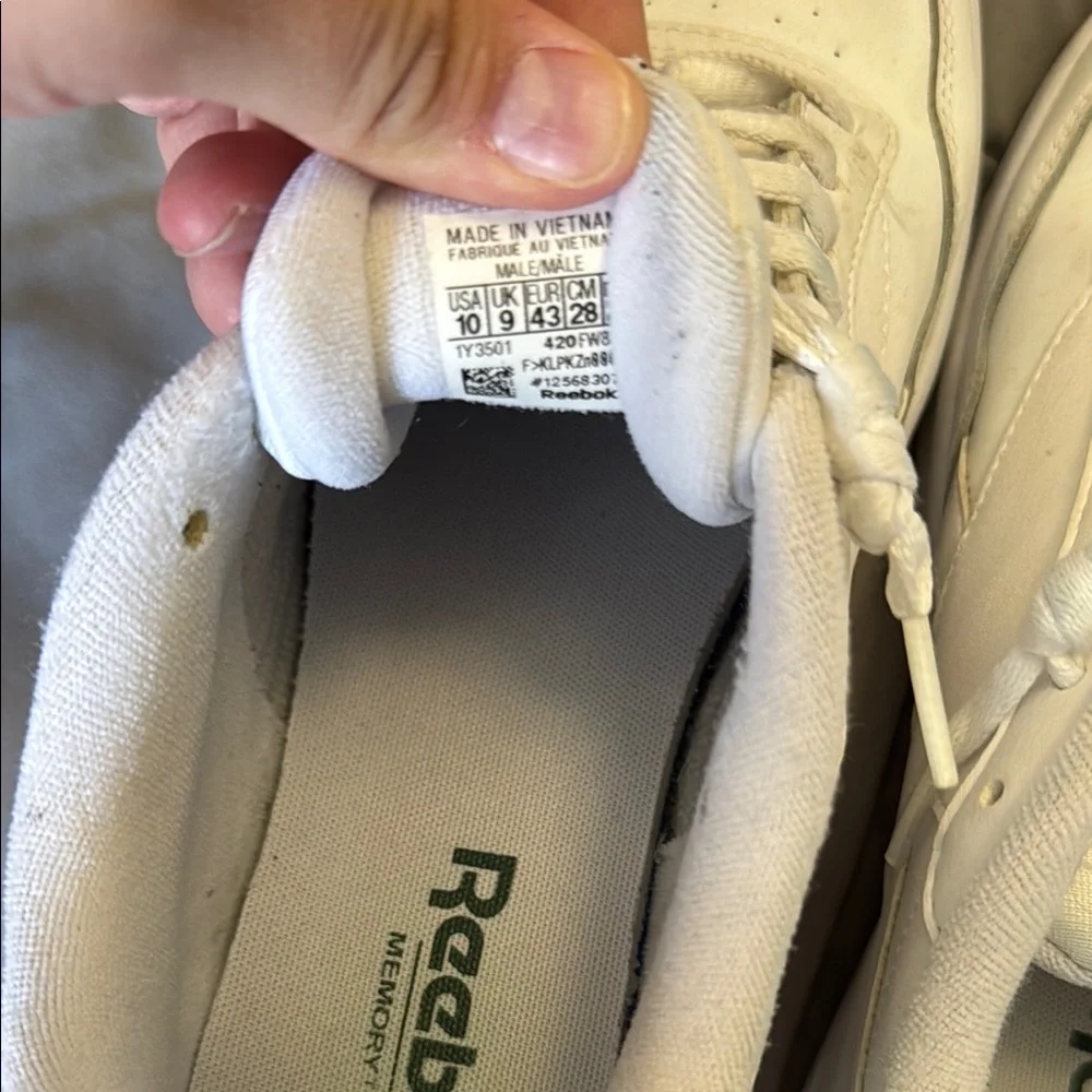 Reebok Men's White Sneakers - Picture 2 of 2